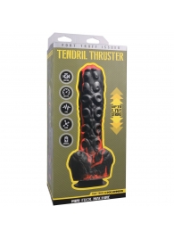 Черно-красная мини-машина на присоске Tendril Thruster - 21,6 см. - Doc Johnson - купить с доставкой в Сергиевом Посаде