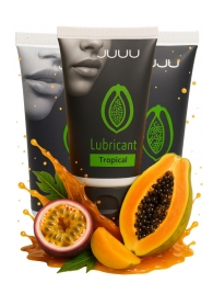 Набор из 3 съедобных лубрикантов JUJU со вкусом тропических фруктов - JuJu - купить с доставкой в Сергиевом Посаде