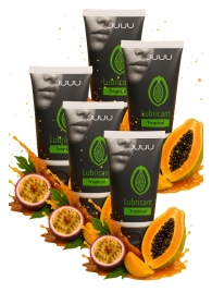 Набор из 5 съедобных лубрикантов JUJU со вкусом тропических фруктов - JuJu - купить с доставкой в Сергиевом Посаде