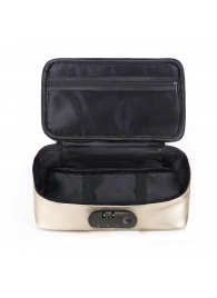 Золотистая сумочка для хранения игрушек Discreet Box - Dorcel - купить с доставкой в Сергиевом Посаде