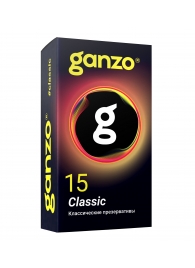 Классические презервативы с обильной смазкой Ganzo Classic - 15 шт. - Ganzo - купить с доставкой в Сергиевом Посаде