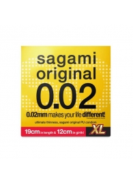 Презерватив увеличенного размера Sagami Original 0.02 XL-size - 1 шт. - Sagami - купить с доставкой в Сергиевом Посаде