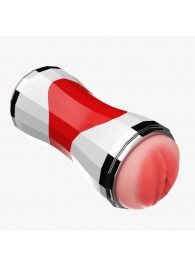 Двусторонний мастурбатор в колбе Power Grip Cup - вагина и ротик - Boys of Toys - в Сергиевом Посаде купить с доставкой