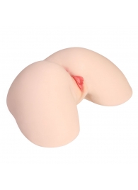 Мастурбатор-полуторс с двойным слоем материала и вибрацией Jenny Onahole Real Hips - KOKOS - в Сергиевом Посаде купить с доставкой