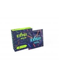 Светящиеся в темноте презервативы Expert Neon - 3 шт. - Expert - купить с доставкой в Сергиевом Посаде