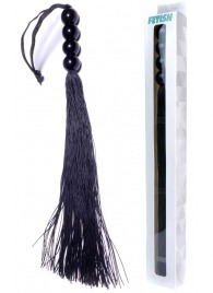 Черная силиконовая плеть - 37 см. - Boys of Toys - купить с доставкой в Сергиевом Посаде