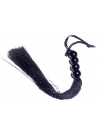 Черная силиконовая плеть - 37 см. - Boys of Toys - купить с доставкой в Сергиевом Посаде