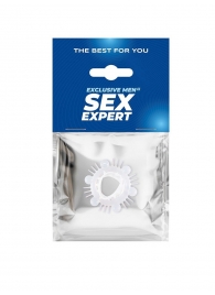 Стимулирующая насадка на пенис с несколькими видами рельефа - Sex Expert - в Сергиевом Посаде купить с доставкой