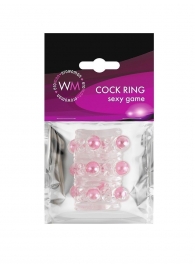 Прозрачная сквозная насадка на пенис с цветными шариками - Erowoman-Eroman - в Сергиевом Посаде купить с доставкой