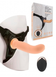 Женский вибрострапон со съемной насадкой и пультом ДУ - Erokay - купить с доставкой в Сергиевом Посаде