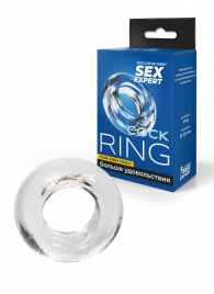 Прозрачное эрекционное кольцо-бублик - Sex Expert - в Сергиевом Посаде купить с доставкой