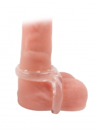 Прозрачное двойное эрекционное кольцо - Sex Expert - в Сергиевом Посаде купить с доставкой