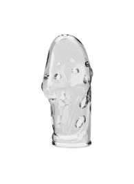 Прозрачная насадка на пенис Booker - 8 см. - Baile - в Сергиевом Посаде купить с доставкой