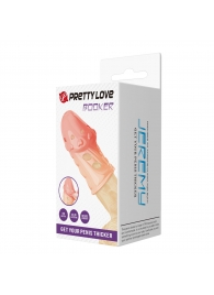 Телесная насадка на пенис Booker - 8 см. - Baile - в Сергиевом Посаде купить с доставкой