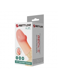 Телесная насадка на пенис Huel - 9 см. - Baile - в Сергиевом Посаде купить с доставкой