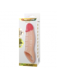 Телесная удлиняющая насадка на пенис Darnel - Baile - в Сергиевом Посаде купить с доставкой