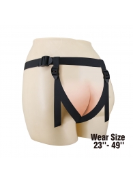 Черные трусики харнесс с платформой Caludio I - Baile - купить с доставкой в Сергиевом Посаде