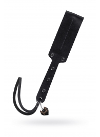 Черный кожаный пэддл - 32 см. - Pecado - купить с доставкой в Сергиевом Посаде