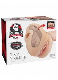 Телесный мастурбатор-вагина Pussy Pounder Squeeze Stroker - Pipedream - в Сергиевом Посаде купить с доставкой