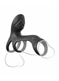 Черная насадка на пенис Ultimate Couples Cage Pro - Pipedream - в Сергиевом Посаде купить с доставкой