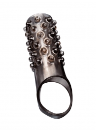 Дымчатая насадка на пенис с выпуклостями - 12 см. - Sex Expert - в Сергиевом Посаде купить с доставкой