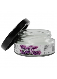 Массажная свеча «Сирень» - 50 мл. - SGAN - купить с доставкой в Сергиевом Посаде