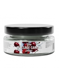 Массажная свеча «Спелая вишня» - 50 мл. - SGAN - купить с доставкой в Сергиевом Посаде
