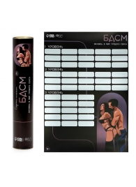 Плакат для двоих со скретч-слоем «БДСМ» - Сима-Ленд - купить с доставкой в Сергиевом Посаде