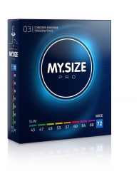 Презервативы MY.SIZE размер 72 - 3 шт. - My.Size - купить с доставкой в Сергиевом Посаде