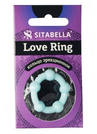 Цветное эрекционное кольцо Love Ring с бусинами - Sitabella - в Сергиевом Посаде купить с доставкой