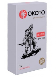 Точечные презервативы OKOTO Dotted - 12 шт. - Sitabella - купить с доставкой в Сергиевом Посаде