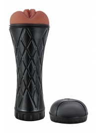 Коричневый мастурбатор-вагина Marly - Dream Toys - в Сергиевом Посаде купить с доставкой