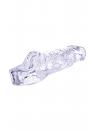 Прозрачная насадка-удлинитель Length Enhancer с подхватом - 16 см. - NMC - в Сергиевом Посаде купить с доставкой