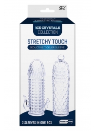 Набор из 2 прозрачных насадок на член Seductive Tickler Sleeves Set - NMC - в Сергиевом Посаде купить с доставкой