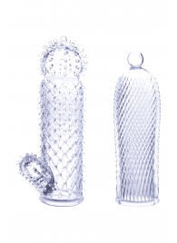 Набор из 2 прозрачных насадок на член Seductive Tickler Sleeves - NMC - в Сергиевом Посаде купить с доставкой