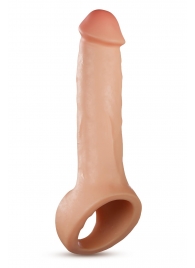 Телесная насадка-удлинитель Thrive 8.75 Inch Realistic Penis Extender Sleeve - 22,2 см. - Blush Novelties - в Сергиевом Посаде купить с доставкой