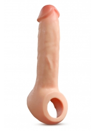 Телесная насадка-удлинитель Thrive 8.75 Inch Realistic Penis Extender Sleeve - 22,2 см. - Blush Novelties - в Сергиевом Посаде купить с доставкой
