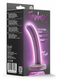 Фиолетовая насадка с гладкой поверхностью Surrender 4.75 Inch Beginner Pegging Dildo - 12 см. - Blush Novelties - купить с доставкой в Сергиевом Посаде