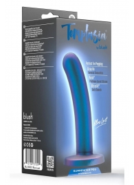 Синяя насадка с гладкой поверхностью Surrender 5.75 Inch Intermediate Pegging Dildo - 14,6 см. - Blush Novelties - купить с доставкой в Сергиевом Посаде