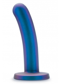 Синяя насадка с гладкой поверхностью Surrender 5.75 Inch Intermediate Pegging Dildo - 14,6 см. - Blush Novelties - купить с доставкой в Сергиевом Посаде