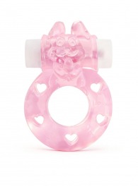 Розовое эрекционное виброкольцо в форме зайчика - 1137 - в Сергиевом Посаде купить с доставкой