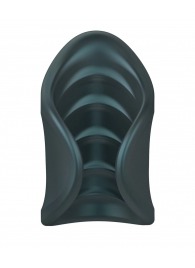 Серый сквозной мастурбатор с вибрацией Manwan Starter - Manwan - в Сергиевом Посаде купить с доставкой