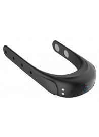 Черное эрекционное виброкольцо на ремешках - Boys of Toys - в Сергиевом Посаде купить с доставкой