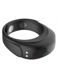 Черное эрекционное виброкольцо на ремешках - Boys of Toys - в Сергиевом Посаде купить с доставкой