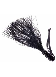 Черная силиконовая плетка - 25,4 см. - Boys of Toys - купить с доставкой в Сергиевом Посаде