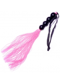 Розовая силиконовая плеть - 35,5 см. - Boys of Toys - купить с доставкой в Сергиевом Посаде