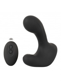 Черная анальная вибропробка с функцией расширения RC Butt Plug with 3 functions - Orion - в Сергиевом Посаде купить с доставкой
