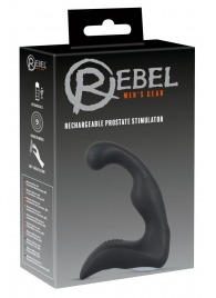 Черный перезаряжаемый стимулятор простаты с вибрацией - 14,6 см. - Orion - в Сергиевом Посаде купить с доставкой