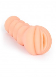 Телесный мастурбатор-вагина с эрекционными кольцами в комплекте - Sexy Girl - в Сергиевом Посаде купить с доставкой