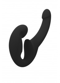 Черный безремневой страпон Share Lite - Fun Factory - купить с доставкой в Сергиевом Посаде